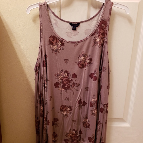 Muave cold shoulder top - Picture 2 of 2